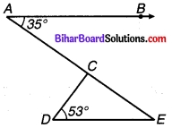 Bihar Board Class 9 Maths Solutions Chapter 6 रेखाएँ और कोण Ex 6.3