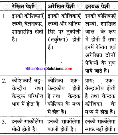 Bihar Board Class 9 Science Solutions Chapter 6 ऊतक 
