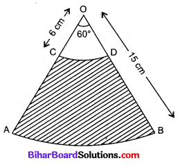 Bihar Board Class 10 Maths Solutions Chapter 12 वृतों से संबंधित क्षेत्रफल Additional Questions LAQ 1