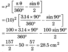 Bihar Board Class 10 Maths Solutions Chapter 12 वृतों से संबंधित क्षेत्रफल Ex 12.2 Q4
