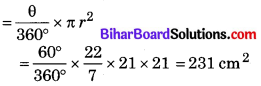 Bihar Board Class 10 Maths Solutions Chapter 12 वृतों से संबंधित क्षेत्रफल Ex 12.2 Q5.1