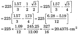 Bihar Board Class 10 Maths Solutions Chapter 12 वृतों से संबंधित क्षेत्रफल Ex 12.2 Q6.1