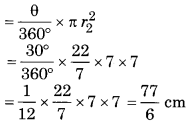Bihar Board Class 10 Maths Solutions Chapter 12 वृतों से संबंधित क्षेत्रफल Ex 12.3 Q14.2