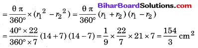 Bihar Board Class 10 Maths Solutions Chapter 12 वृतों से संबंधित क्षेत्रफल Ex 12.3 Q2.2