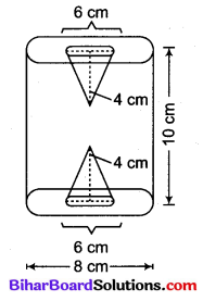 Bihar Board Class 10 Maths Solutions Chapter 13 पृष्ठीय क्षेत्रफल एवं आयतन Additional Questions LAQ 1