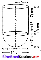 Bihar Board Class 10 Maths Solutions Chapter 13 पृष्ठीय क्षेत्रफल एवं आयतन Ex 13.1 Q2