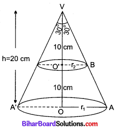 Bihar Board Class 10 Maths Solutions Chapter 13 पृष्ठीय क्षेत्रफल एवं आयतन Ex 13.4 Q5