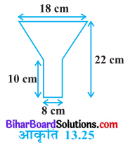 Bihar Board Class 10 Maths Solutions Chapter 13 पृष्ठीय क्षेत्रफल एवं आयतन Ex 13.5 Q5
