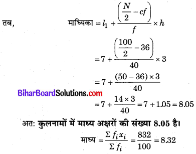 Bihar Board Class 10 Maths Solutions Chapter 14 सांख्यिकी Ex 14.3 Q6.2