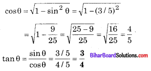 Bihar Board Class 10 Maths Solutions Chapter 8 त्रिकोणमिति का परिचय Additional Questions VSQ 4