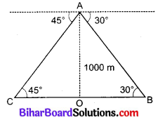 Bihar Board Class 10 Maths Solutions Chapter 9 त्रिकोणमिति के कुछ अनुप्रयोग Additional Questions LAQ 12