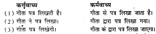 Bihar Board Class 9 Hindi व्याकरण वाच्य परिवर्तन- 1