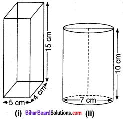 Bihar Board Class 9 Maths Solutions Chapter 13 पृष्ठीय क्षेत्रफल एवं आयतन Ex 13.6