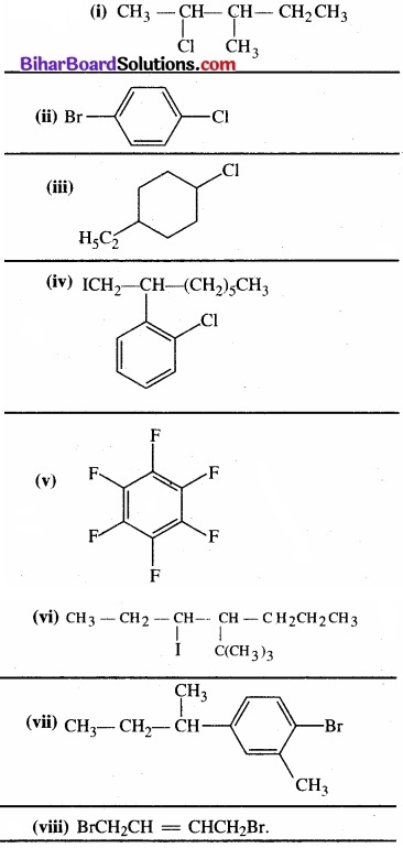 BIhar Board Class 12 Chemistry Chapter 10 हैलोऐल्केन तथा हैलोऐरीन img 16