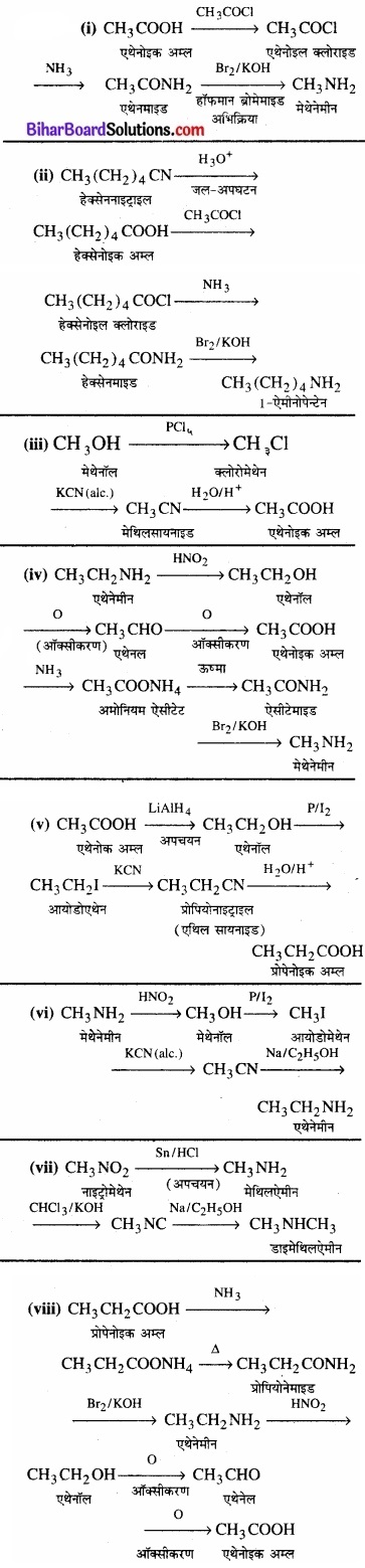 BIhar Board Class 12 Chemistry Chapter 13 ऐमीन img-22