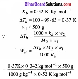 BIhar Board Class 12 Chemistry Chapter 2 विलयन 
