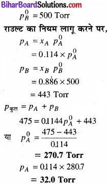 BIhar Board Class 12 Chemistry Chapter 2 विलयन 