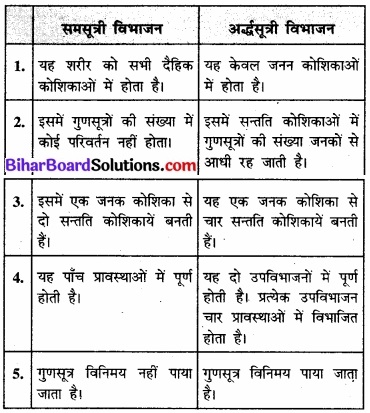 Bihar Board Class 11 Biology Chapter 10 कोशिका चक्र और कोशिका विभाजन 