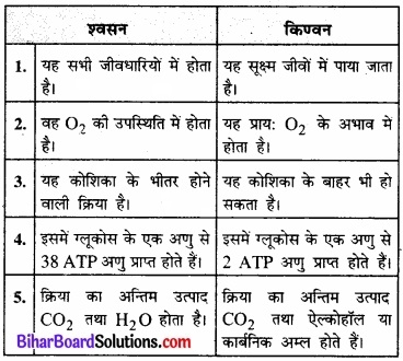 Bihar Board Class 11 Biology Chapter 14 पादप में श्वसन 