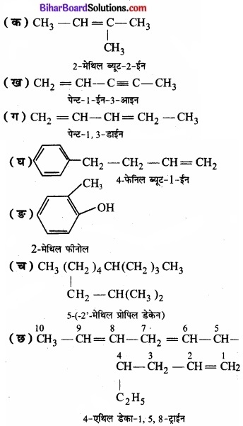 Bihar Board Class 11 Chemistry chapter 13 हाइड्रोकार्बन्स 
