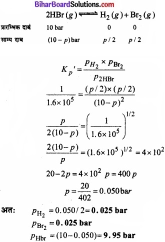 Bihar Board Class 11 Chemistry chapter 7 साम्यावस्था 