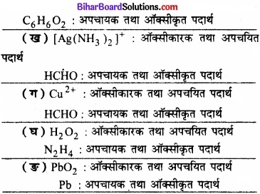 Bihar Board Class 11 Chemistry chapter 8 अपचयोपचय अभिक्रियाएँ 