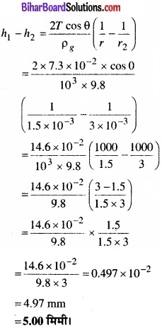 Bihar Board Class 11 Physics Chapter 10 तरलों के यांत्रिकी गुण 