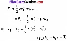 Bihar Board Class 11 Physics Chapter 10 तरलों के यांत्रिकी गुण 