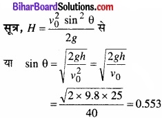 Bihar Board Class 11 Physics Chapter 4 समतल में गति 