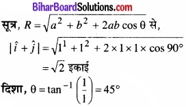 Bihar Board Class 11 Physics Chapter 4 समतल में गति 