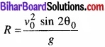 Bihar Board Class 11 Physics Chapter 4 समतल में गति 