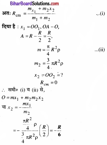 Bihar Board Class 11 Physics Chapter 7 कणों के निकाय तथा घूर्णी गति 