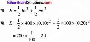 Bihar Board Class 11 Physics Chapter 7 कणों के निकाय तथा घूर्णी गति 