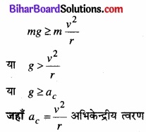 Bihar Board Class 11 Physics Chapter 8 गुरुत्वाकर्षण