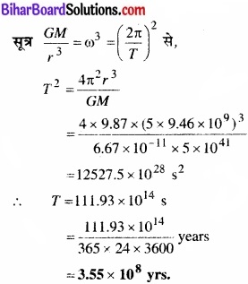 Bihar Board Class 11 Physics Chapter 8 गुरुत्वाकर्षण