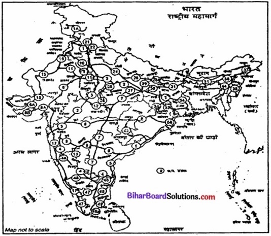 Bihar Board Class 12 Geography Solutions Chapter 10 परिवहन तथा संचार part - 2 img 1a