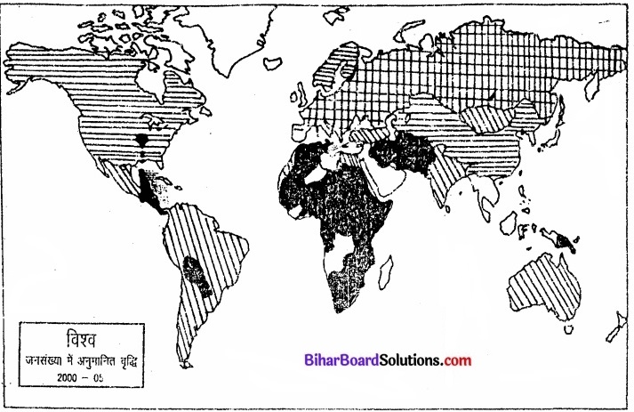 Bihar Board Class 12 Geography Solutions Chapter 2 विश्व जनसंख्या-वितरण, घनत्व और वृद्धि img 5a