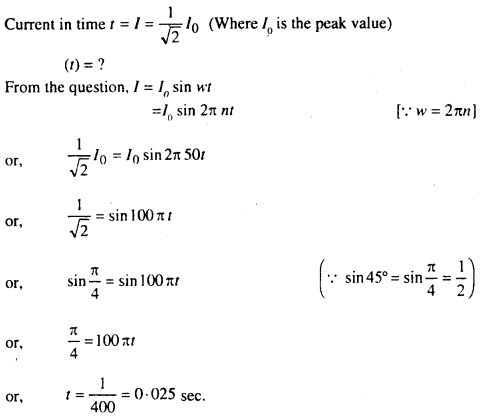 Bihar Board 12th Physics Numericals Important Questions with Solutions 38