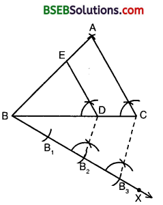 Bihar Board Class 10th Maths Solutions 11 Constructions Ex 11.1 2