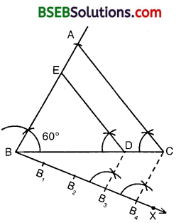 Bihar Board Class 10th Maths Solutions 11 Constructions Ex 11.1 5