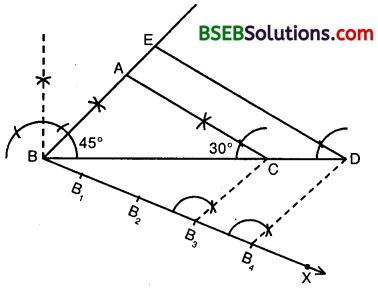 Bihar Board Class 10th Maths Solutions 11 Constructions Ex 11.1 6