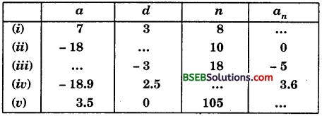 Bihar Board Class 10th Maths Solutions Chapter 5 Arithmetic Progressions Ex 5.2 img 1