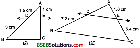 Bihar Board Class 10th Maths Solutions Chapter 6 Triangles Ex 6.2 1