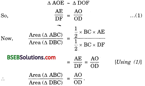 Bihar Board Class 10th Maths Solutions Chapter 6 Triangles Ex 6.4 5