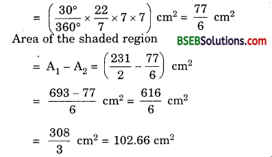 Bihar Board Class 10th Maths Solutions 12 Areas Related to Circles Ex 12.3 24