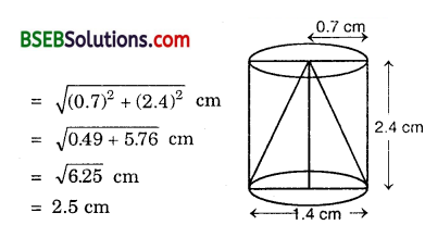 Bihar Board Class 10th Maths Solutions 13 Surface Areas and Volumes Ex 13.1 7
