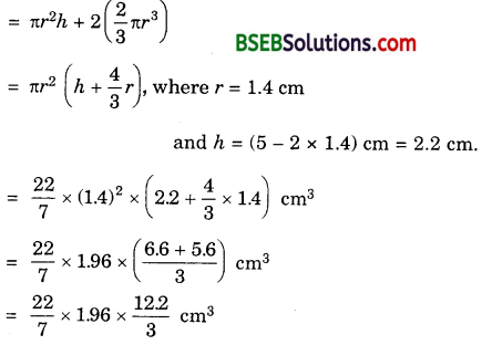 Bihar Board Class 10th Maths Solutions 13 Surface Areas and Volumes Ex 13.2 4