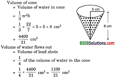 Bihar Board Class 10th Maths Solutions 13 Surface Areas and Volumes Ex 13.2 7