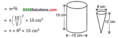 Bihar Board Class 10th Maths Solutions 13 Surface Areas and Volumes Ex 13.3 3