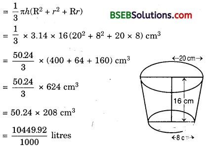 Bihar Board Class 10th Maths Solutions 13 Surface Areas and Volumes Ex 13.4 4